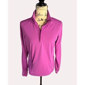 Mondetta Performance + Luxury Berry Magenta 1/4 Zip Pullover - Thumbholes Size M